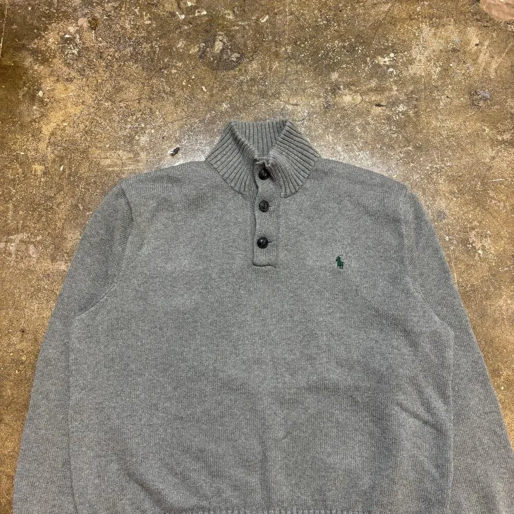 Polo Ralph Lauren Button Knit Pullover Sweater Men's XL Preppy Old Money